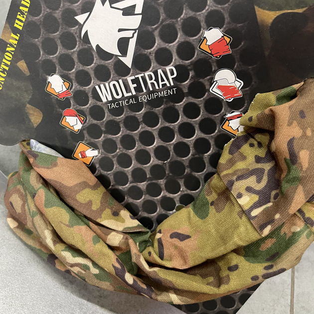 Бафф Wolftrap Мікро, військовий тактичний, Мультикам, армійський чоловічий ЗСУ - зображення 2