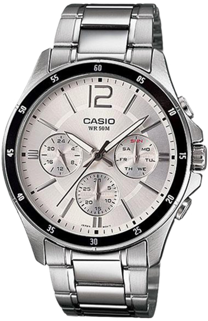 Чоловічий годинник Casio MTP-1374D-7A - зображення 1