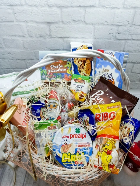 Подарунковий продуктовий кошик до Різдва Milano 2 - Фото 2 Подарунковий продуктовий кошик до Різдва Milano 2 - изображение 2