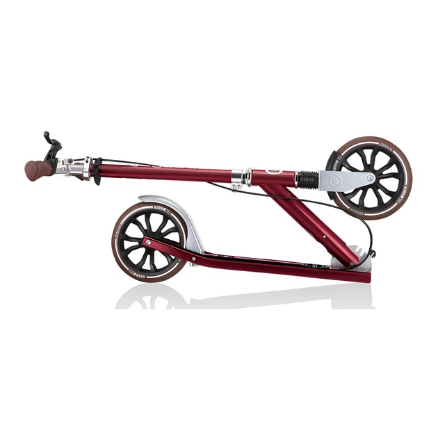Самокат Globber NL205 Deluxe с ручным тормозом Красный (685-102) - Фото 6 Самокат Globber NL205 Deluxe с ручным тормозом Красный (685-102) - изображение 6