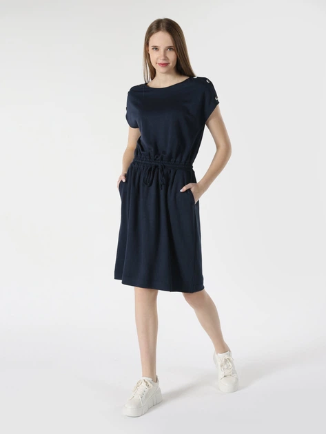 Платье-футболка короткое летнее женское Colin's CL1062596NAV S Navy (8683197602541) - изображение 3