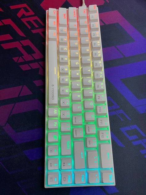 Игровая механическая клавиатура E-YOOSO Z-686 RGB – фото, отзывы