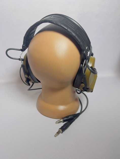 Активні навушники з мікрофоном 3M Peltor COMTAC V Dual Coyote - изображение 2