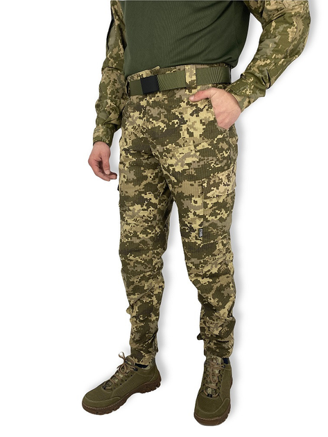 Тактические мужские штаны ТТХ, пиксель 50/5 - изображение 1