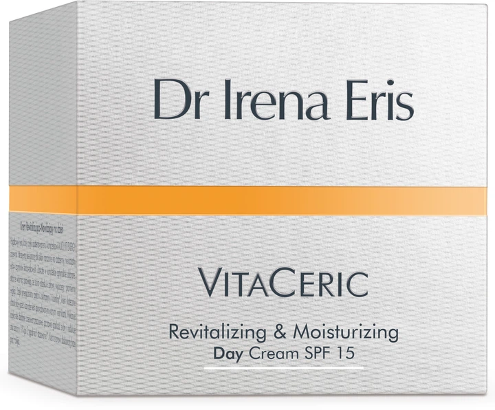 Крем для обличчя Dr. Irena Eris VitaCeric Spf 15 відновлювальний зволожувальний денний 50 мл (5900717241121) - Фото 2 Крем для обличчя Dr. Irena Eris VitaCeric Spf 15 відновлювальний зволожувальний денний 50 мл (5900717241121) - зображення 2