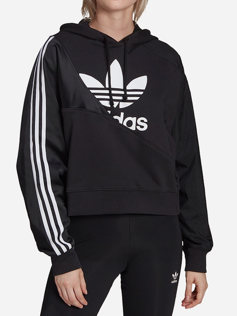 Худі жіноче Adidas Originals Adicolor HC7050 36 Чорне (4065424620919) - зображення 1