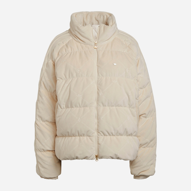 Kurtka puchowa damska elegancka adidas Original S GU1777 30 Beżowa (4064055183541) - obraz 5