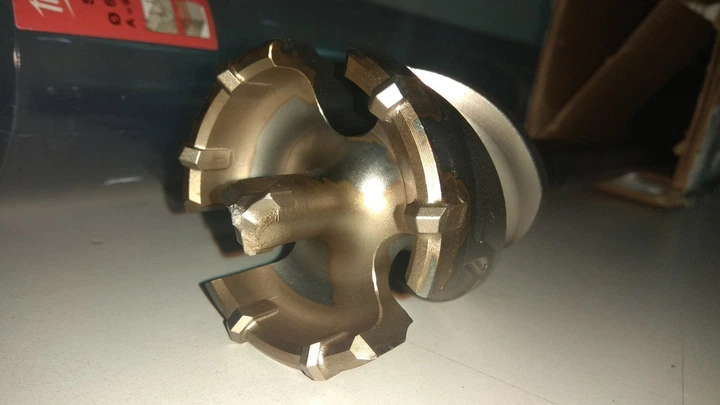 Бур проломной корончатый Milwaukee 65 х 990 мм SDS-Max TCT - изображение 5