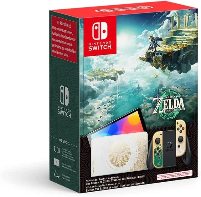 Игровая консоль Nintendo Switch OLED The Legend of Zelda Tears of the Kingdom Edition - Фото 1 Игровая консоль Nintendo Switch OLED The Legend of Zelda Tears of the Kingdom Edition - изображение 1