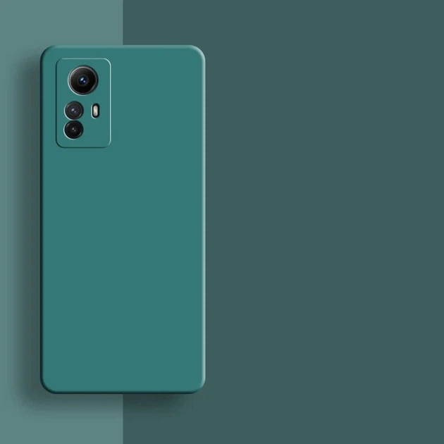 Силиконовый чехол Soft Touch для Xiaomi Mi 12 Lite Тёмно-зеленый - Фото 1 Силиконовый чехол Soft Touch для Xiaomi Mi 12 Lite Тёмно-зеленый - изображение 1