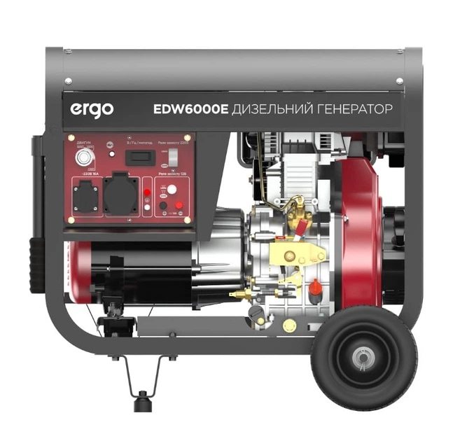 Дизельный генератор ERGO EDW6000E - изображение 3