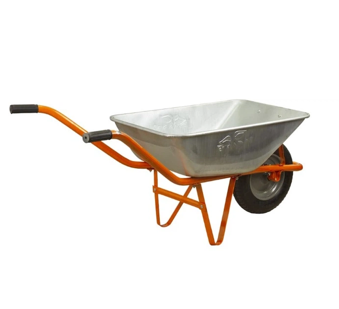 Тачка садовая одноколесная Flora 5055324, 58л - Фото 6 Тачка садовая одноколесная Flora 5055324, 58л - изображение 6