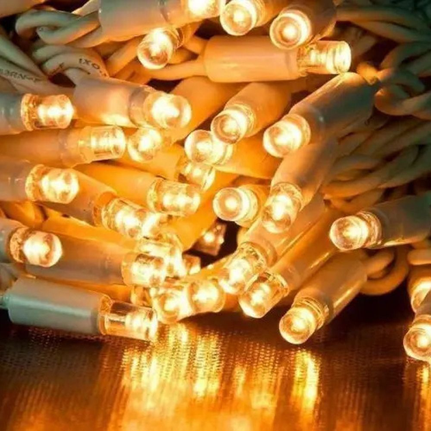 Уличная гирлянда на белом проводе RD-7050 100LED Тёплая – фото, отзывы ...