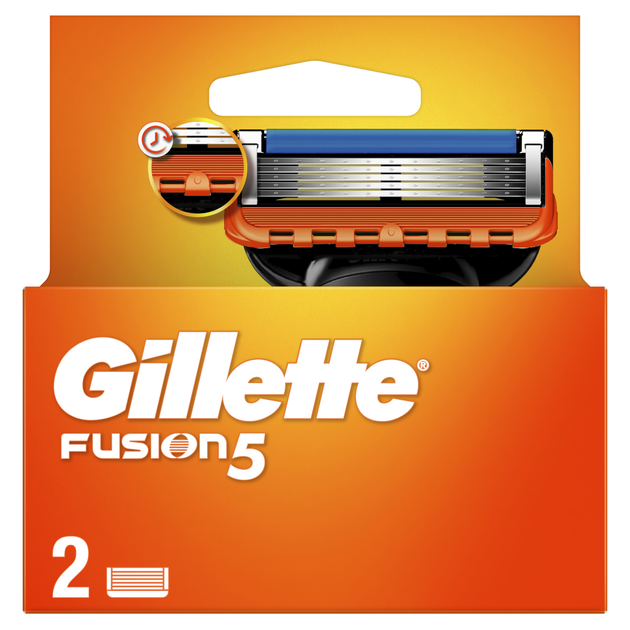 Змінні картриджі для гоління (леза) Gillette Fusion5 2 шт (7702018867011) - зображення 2