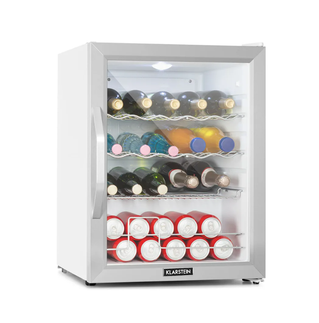 Холодильник Beersafe XL Crystal White 60 литров 4 полки панорамная ...