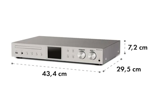 HiFi-ресивер Auna iTuner CD, Інтернет/DAB+/FM-радіо/CD-плеєр/WiFi - зображення 3