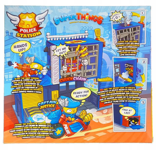 Zestaw SuperThings Kaboom City Posterunek policji (8431618007341) - obraz 3