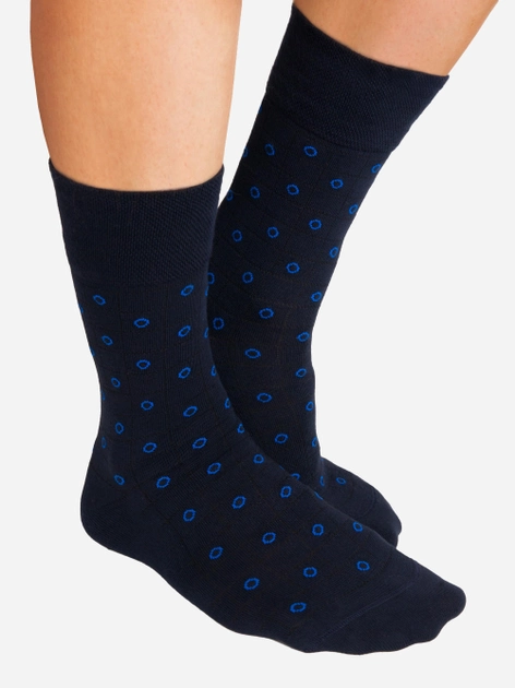 Шкарпетки чоловічі Noviti SB004-M-09 39-42 Чорні/Темно-сині (Q5905204309056) - зображення 1