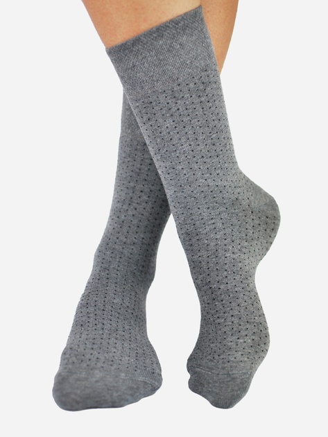 Шкарпетки чоловічі Noviti SB006-M-02 котон 39-42 Сірі (Q5905204305119) - зображення 1