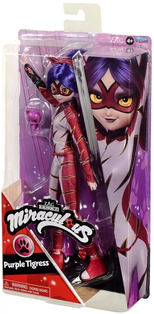 Lalka Playmates Miraculous Purple Tigress 26 cm (43377500230) - obraz 4