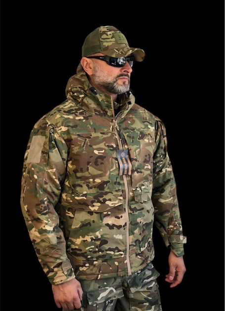 Зимова тактична куртка на Omni-Heat підклала УКР ТАКТ мультикам 46 - зображення 2
