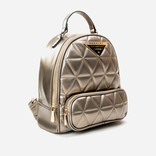 Жіночий рюкзак Monnari Backpacks Quilted Women's Backpack Золотистий (5904528537480) - зображення 5