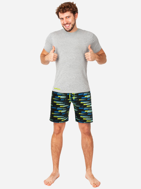 Piżama (t-shirt+spodenki) Yoclub PIA-0030F-A110 L Wielokolorowa (5903999458799) - obraz 1