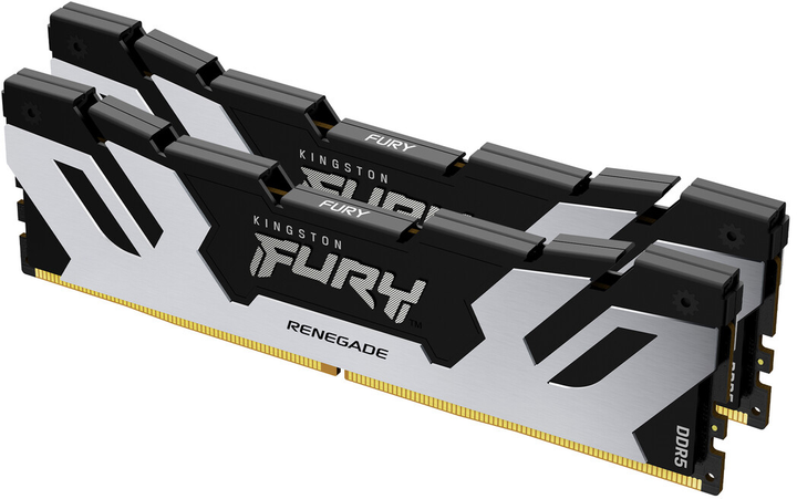 Оперативна пам’ять Kingston FURY DDR5-6400 49152MB PC5-51200 (Kit of 2x24576) Renegade 1Rx8 Black (KF564C32RSK2-48) - зображення 1