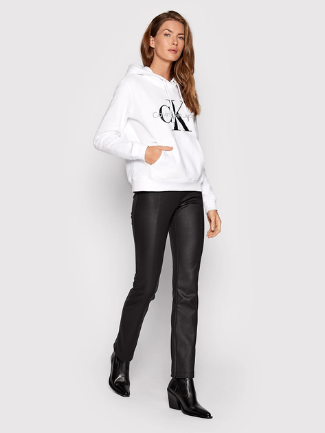 Худі жіноче Calvin Klein Jeans J20J219141-YAF M Біле (8719855876679) - зображення 3