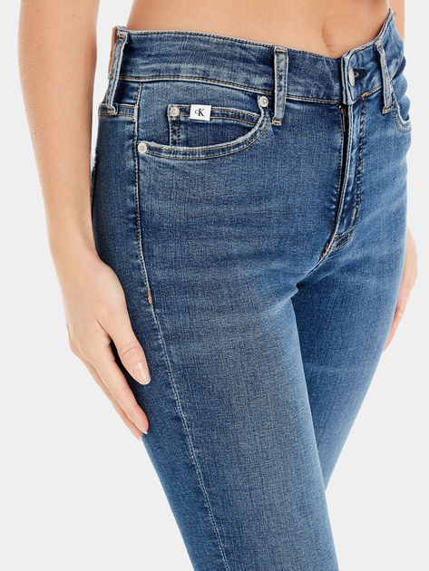 Джинси Skinny жіночі Calvin Klein Jeans J20J221581-1BJ W30L32 Темно-блакитні (8720107893207) - зображення 3