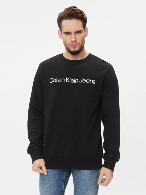 Світшот чоловічий Calvin Klein Jeans J30J322549-BEH XL Чорний (8719856759926) - зображення 1