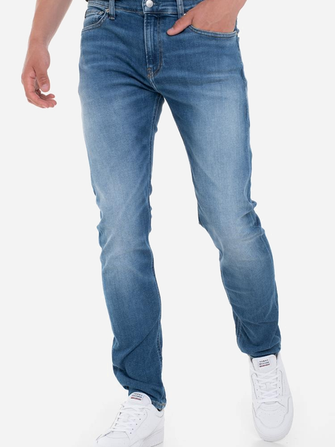 Джинси Slim fit чоловічі Calvin Klein Jeans J30J323686-1BJ W33L34 Блакитні (8720107890305) - зображення 1