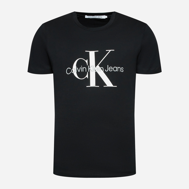 Футболка бавовняна чоловіча Calvin Klein Jeans J30J320935-BEH XL Чорна (8719855868957) - зображення 5