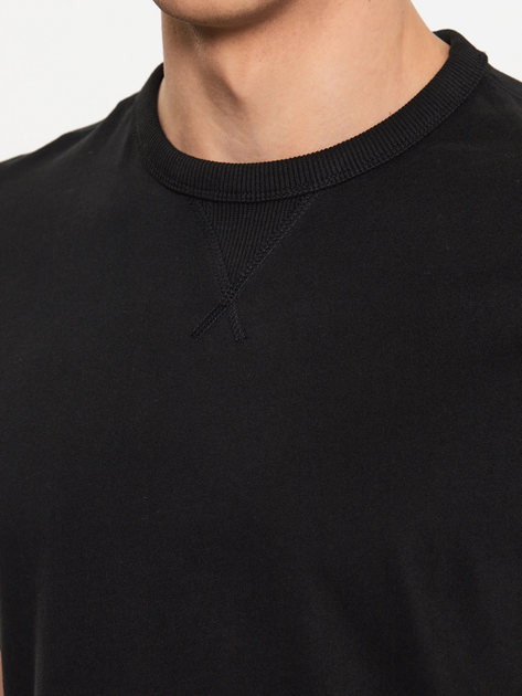Koszulka męska bawełniana Calvin Klein Jeans J30J323484-BEH S Czarna (8720108076197) - obraz 4