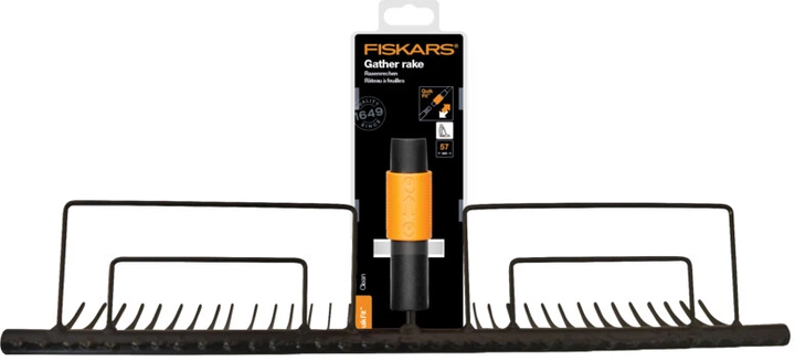 Граблі для газону Fiskars QuikFit 58 см (5905568540331) - зображення 2