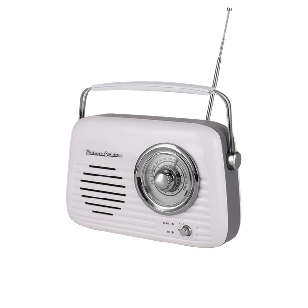 Кухонне радіо Vintage Cuisine ретро з Bluetooth та акумулятором Біле - изображение 4