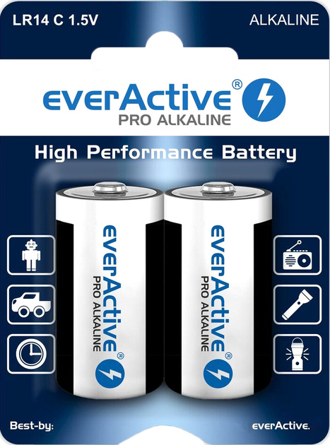 Baterie everActive LR14/C blister 2 szt. (EVLR14-PRO) - obraz 1