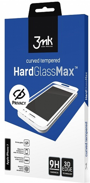 Захисне скло 3MK Hard Glass Max Privacy для Apple iPhone 11 Pro Black (5903108208574) - зображення 1