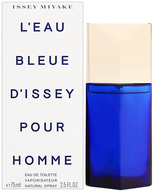 Туалетна вода для чоловіків Issey Miyake L'Eau Bleue D'Issey EDT spray 75 мл (3423470485189) - зображення 1