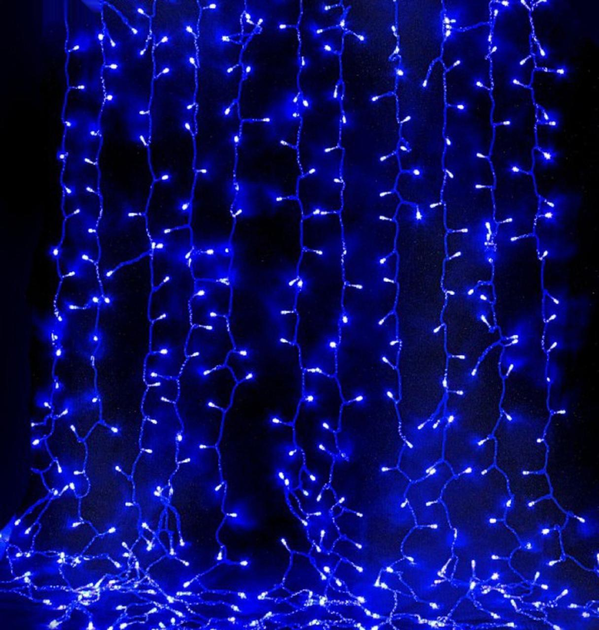 Светодиодная гирлянда Синяя водопад Xmas 320 LED B-3 3х2 м (IS33 ...