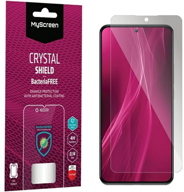Folia ochronna MyScreen Crystal Shield do Xiaomi Redmi Note 12 Pro 5G antybakteryjna (5904433223744) - obraz 1