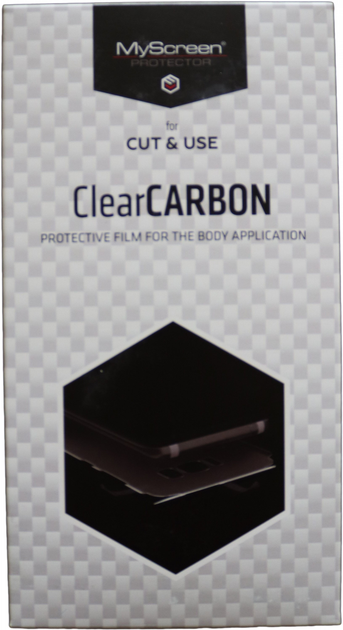 Захисна плівка MyScreen Cut&Use AntiCrash ClearCarbon 4.0 універсальна 6.5" 10 шт (5901924999171) - зображення 1