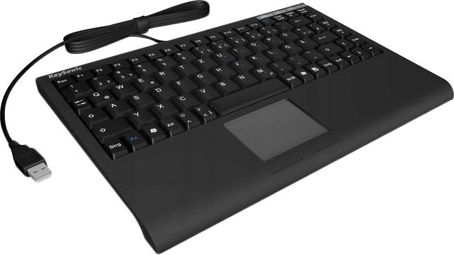 Клавіатура дротова KeySonic з тачпадом ACK-540U+ (US) - зображення 1