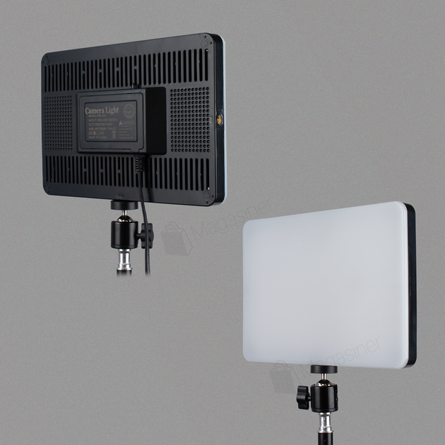 Прямокутне відеосвітло LED LIGHT MM-240 зі штативом 2.1 метр (1865-1) - зображення 4