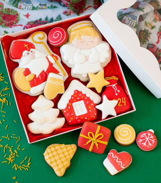 Имбирный пряник Sweets&joys Набор №55 средний Святой Николай 20х20см ...