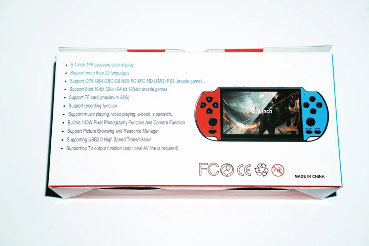 Портативная игровая ретро приставка X7 plus 8GB 9999 игр - изображение 4