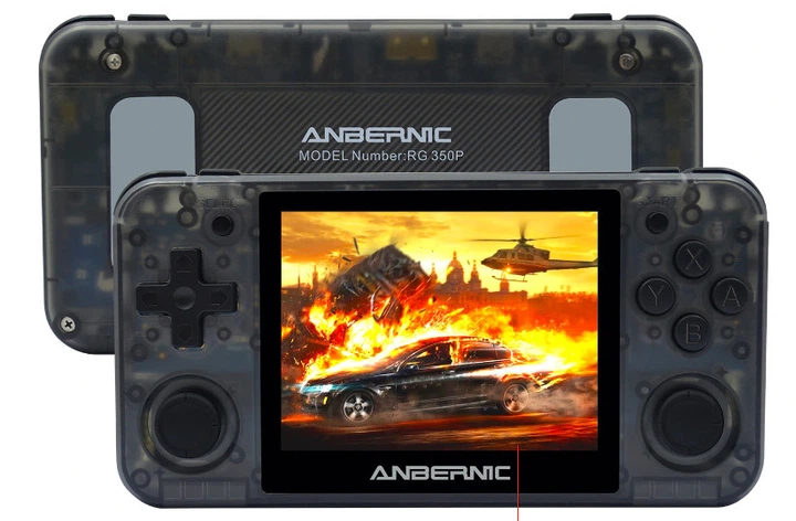 Карманная игровая приставка Anbernic RG350P + карта памяти 64GB с играми Прозрачно-Серый - Фото 1 Карманная игровая приставка Anbernic RG350P + карта памяти 64GB с играми Прозрачно-Серый - изображение 1