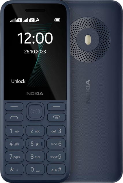 Мобільний телефон Nokia 130 TA-1576 DualSim Dark Blue (NK 130 Dark Blue) - зображення 1