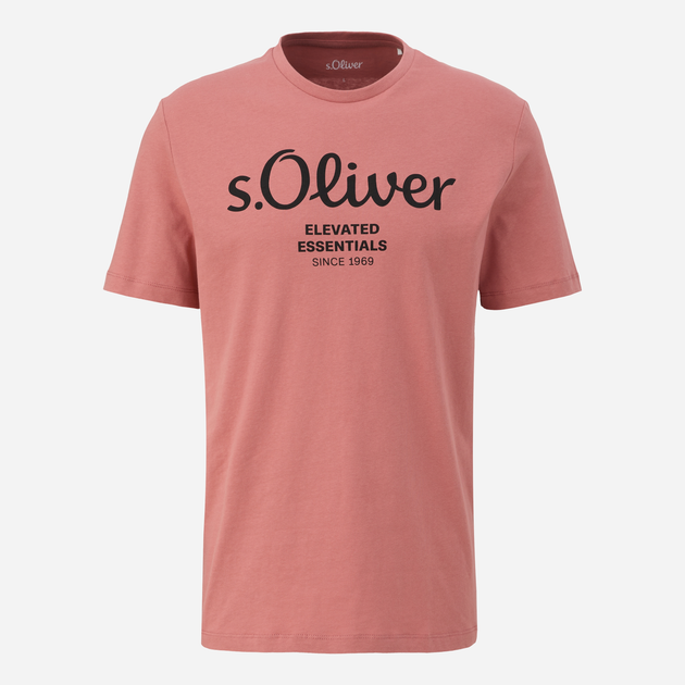 T-shirt męski bawełniany s.Oliver 10.3.11.12.130.2152232-20D1 3XL Koralowy (4099975523917) - obraz 5