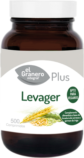 Натуральна харчова добавка El Granero Levager 400 mg 500 капсул (8422584031805) - зображення 1